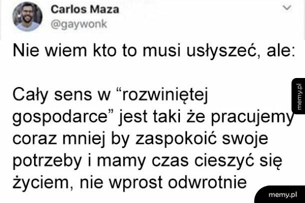 Sens rozwiniętej gospodarki