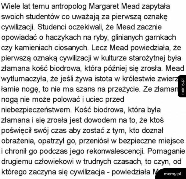 Pierwsza oznaka cywilizacji