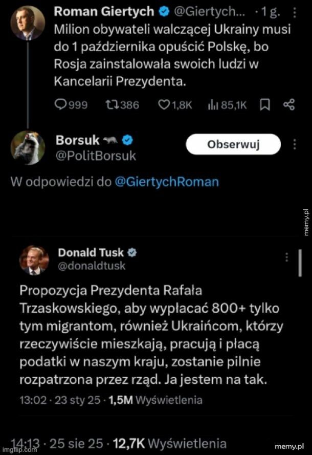 Jestem za, a nawet przeciw
