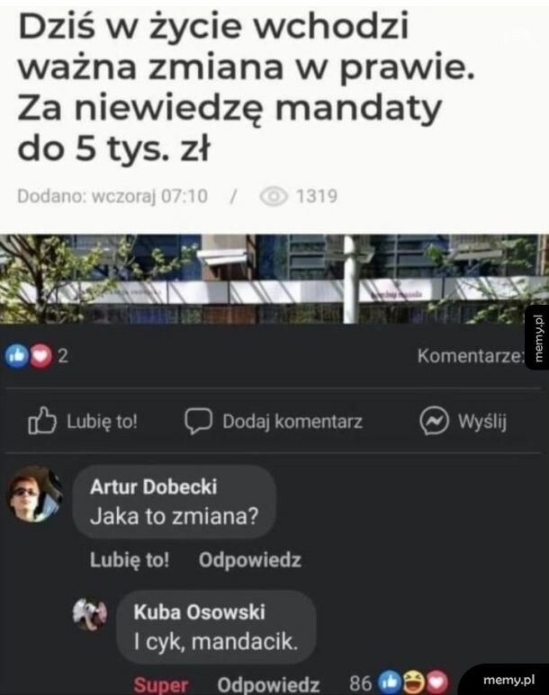 Kara za niewiedzę