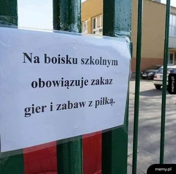 To gdzie można grać w piłkę?