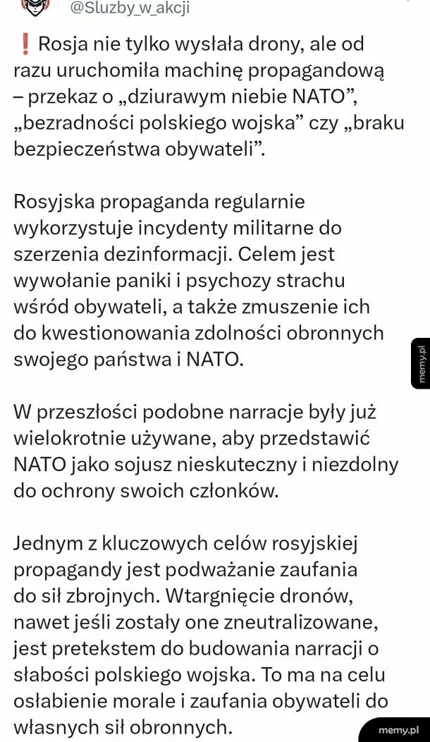 Rosja uruchomiła machinę propagandową