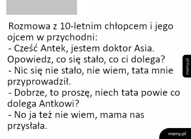 Kiedy wyślesz ojca z dzieckiem do przychodni