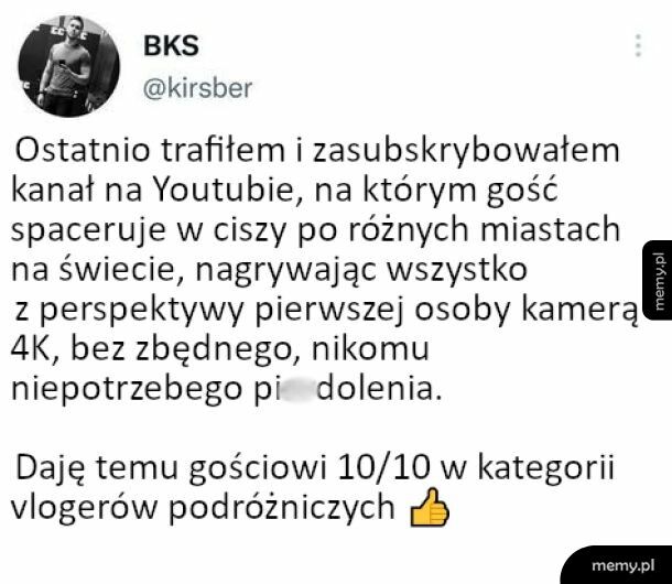 Idealny kanał podróżniczy