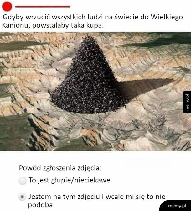 Powód zgłoszenia zdjęcia