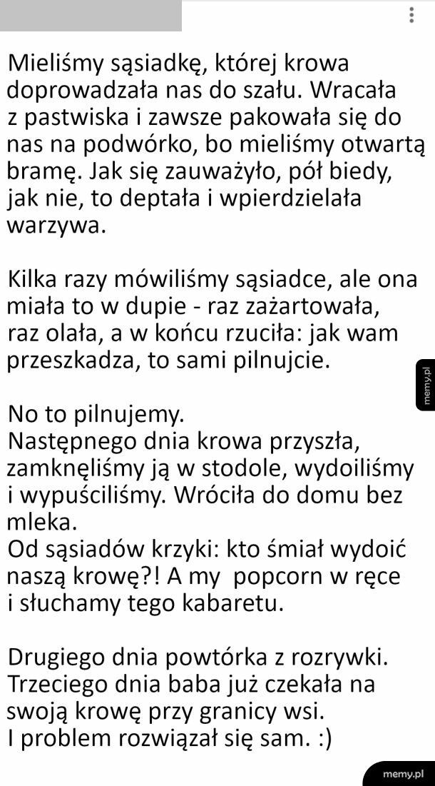Problem się rozwiązał