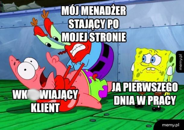 Pierwszy dzień w pracy