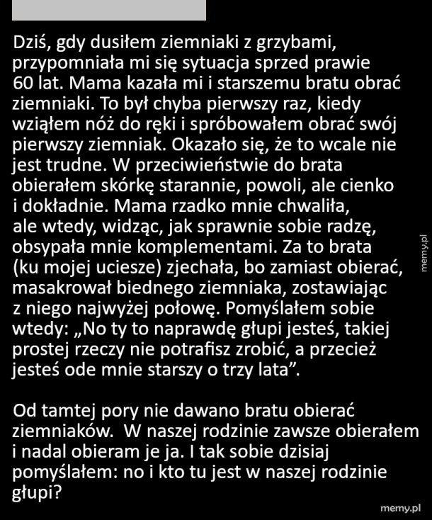 No i kto tutaj jest głupi?