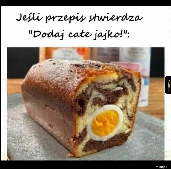 Zgodnie z przepisem