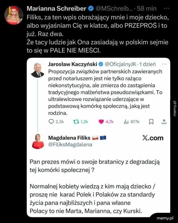 W żadne pozwy się nie będę bawić, będziemy się n********ać