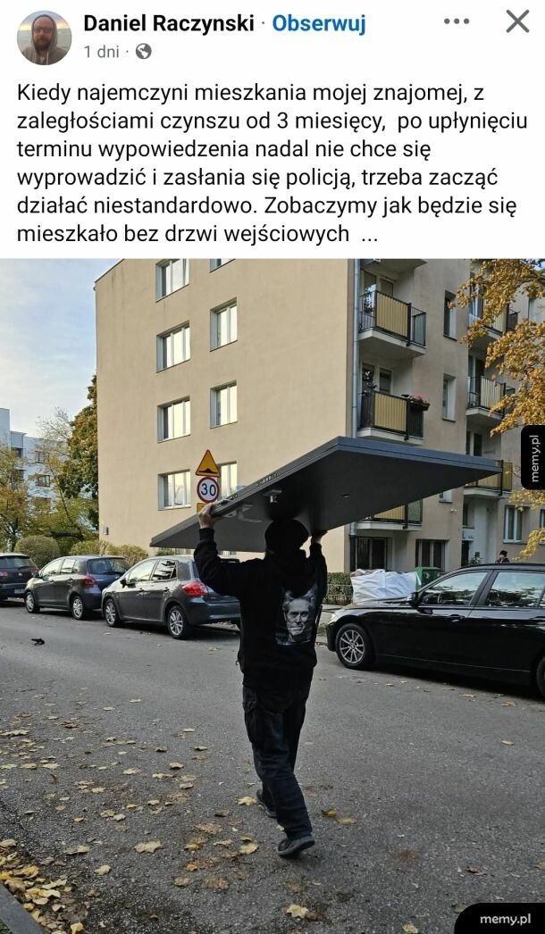 To jest chore, że nie można pozbyć się że swojego mieszkania niechcianych lokatorów...