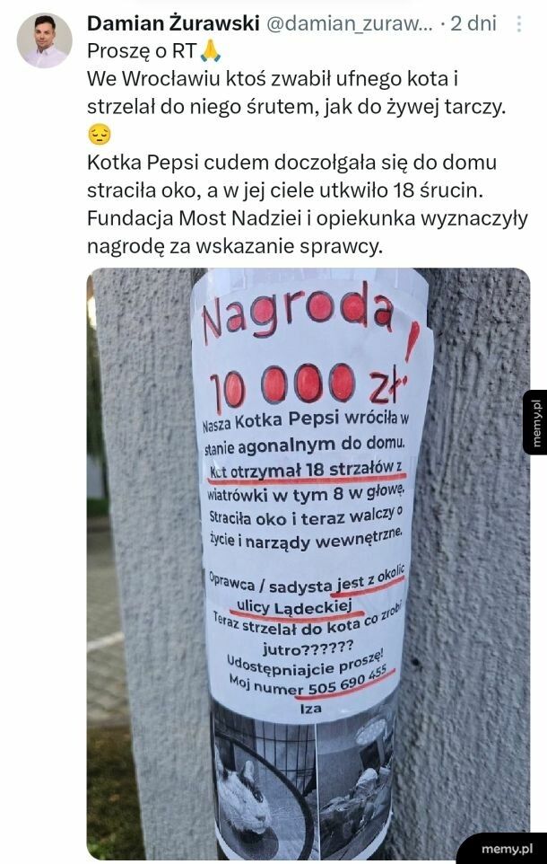 Jak można być takim zwyrolem?