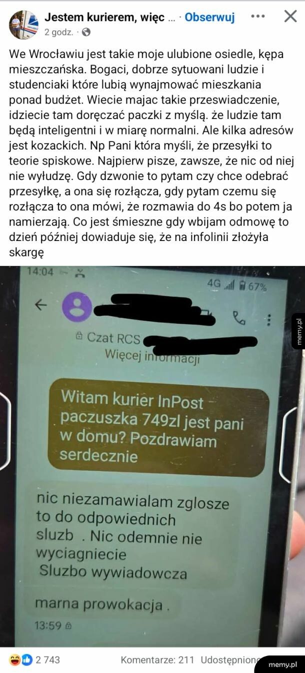 Służby śledzo przez Depede