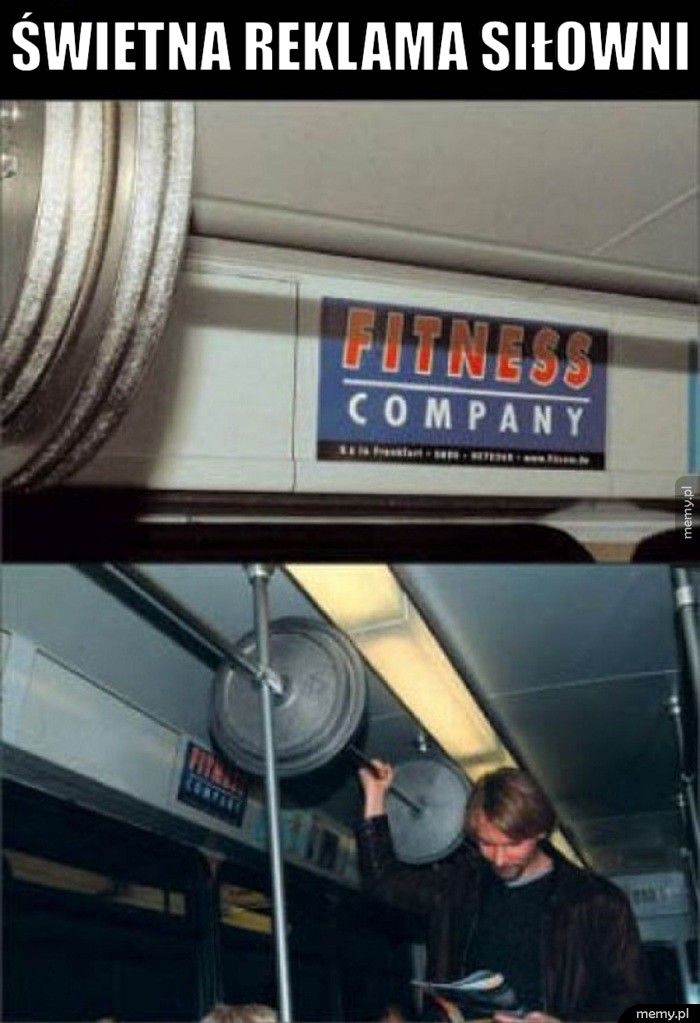  Świetna reklama siłowni   
