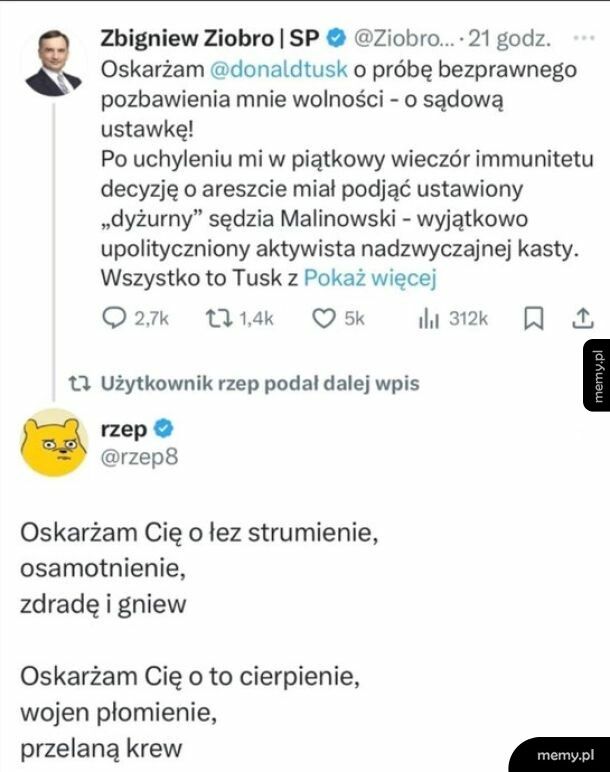 Oskarżenia