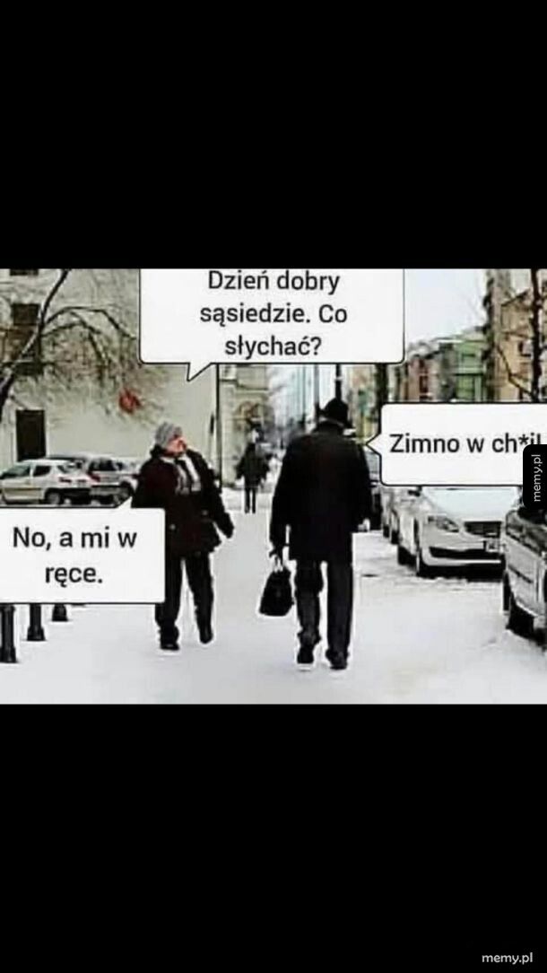 a mi zimno w jedno i drugie