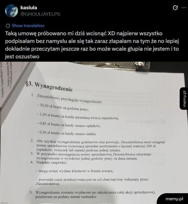 To dlatego te aniołki chodzące po centrum handlowym są tak nachalne...