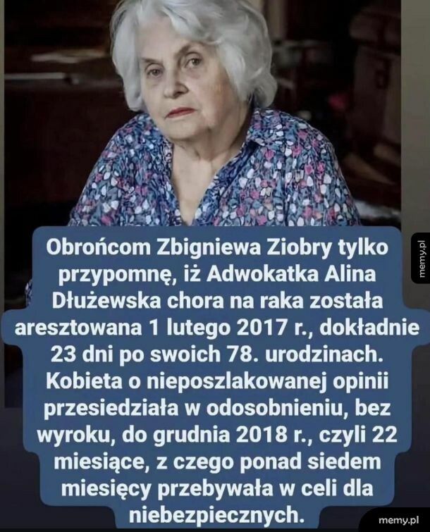 Ale areszt dla ziobro jest be, bo to przecież pod publikę....