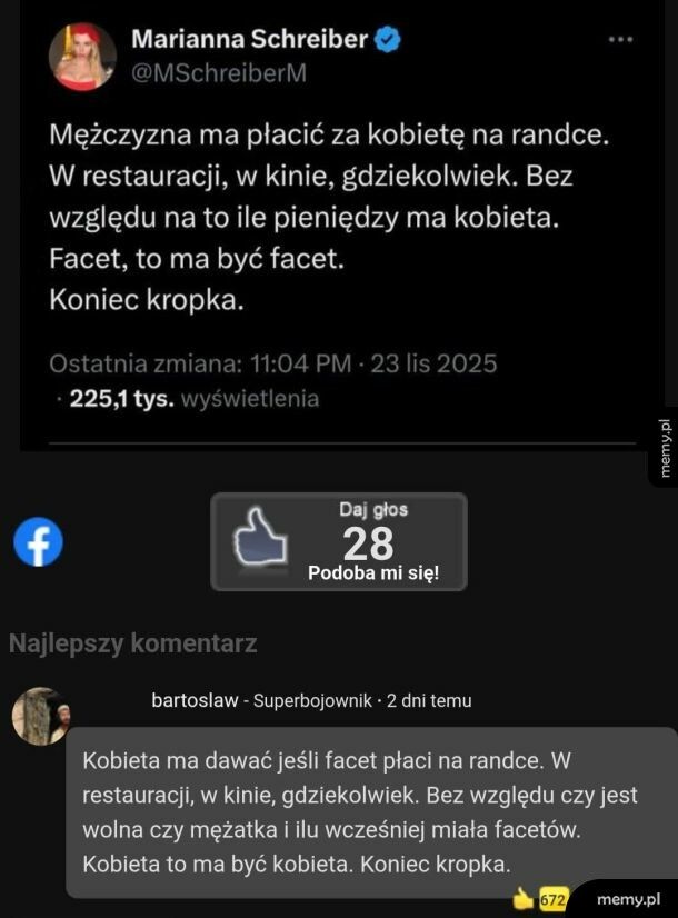 Logiczna odpowiedź na jej tok rozumowania XD