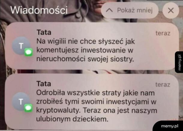 sms od taty