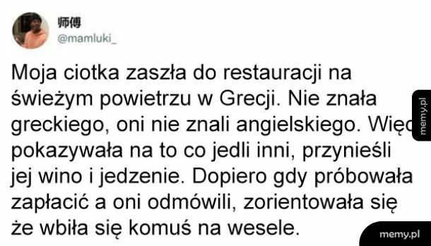 Wbiła na wesele przez pomyłkę