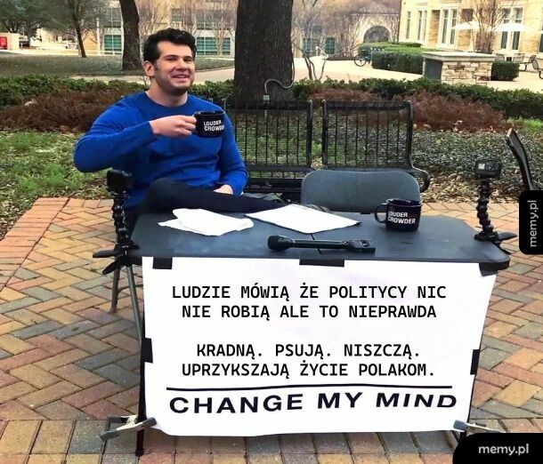 I zdania nie zmienię