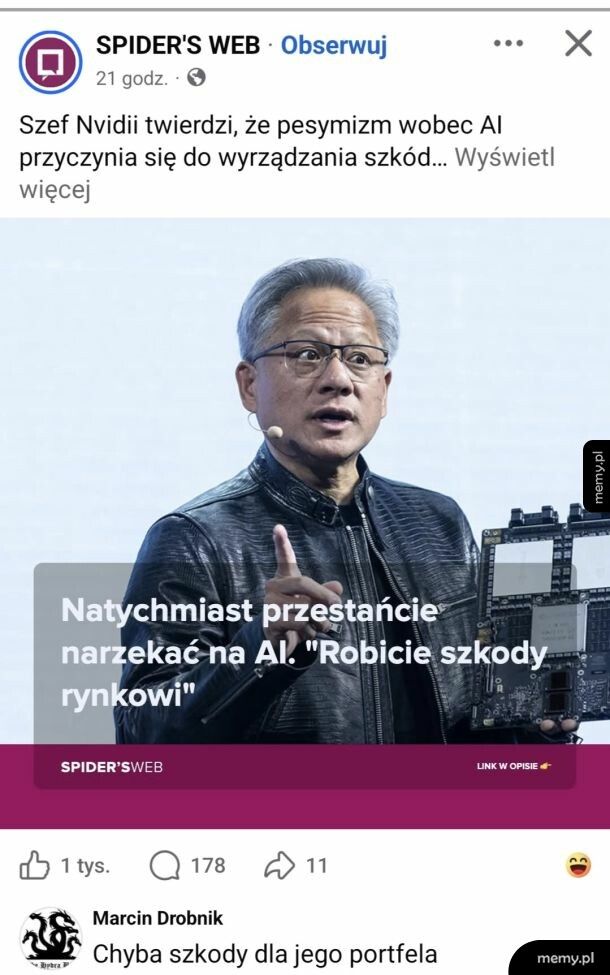 Czasami nie wiedza kiedy zamknąć mordę i siedzieć cicho...