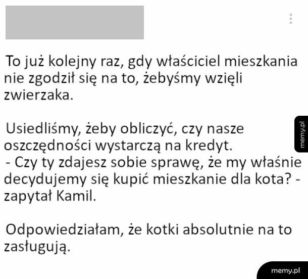 Mieszkanie dla kitku