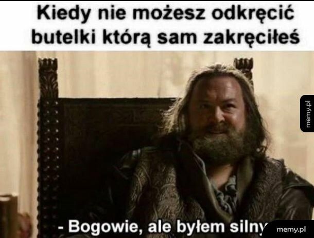 Czasami sam sobie imponuję