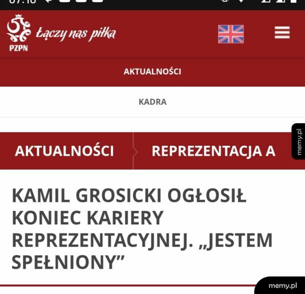 Po takim meczu na bank