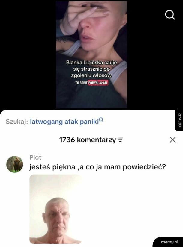 Też jesteś piękny, ziomeczku!