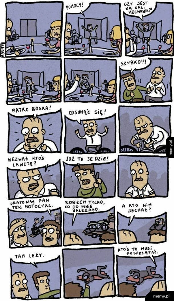 Czy jest na sali mechanik