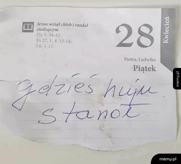 Jezus wziął chleb i rozdał siedzącym