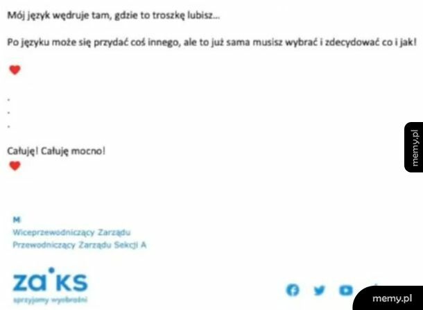 ZAIKS do mnie pisze