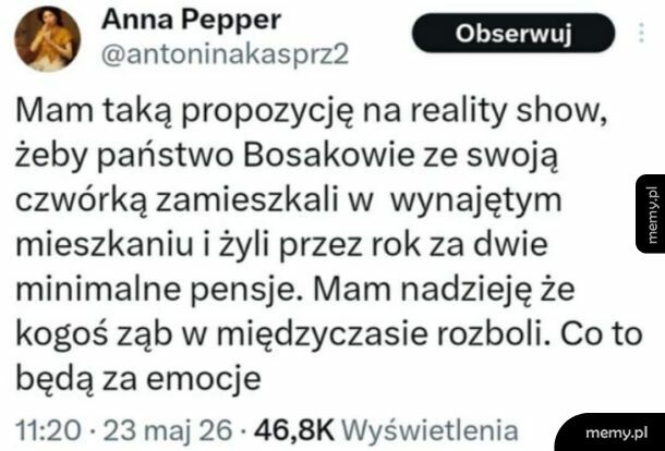 Bosak kt&oacute;ry nigdy nie pracował, poucza nas że pieniądze nie są istotne xD