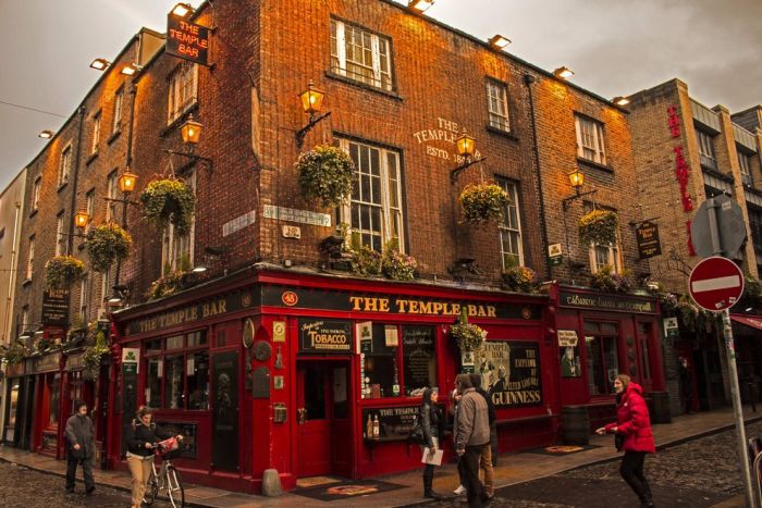 The Temple Bar Dublin.