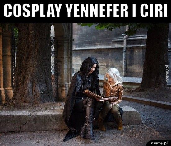 Cosplay Yennefer i Ciri 