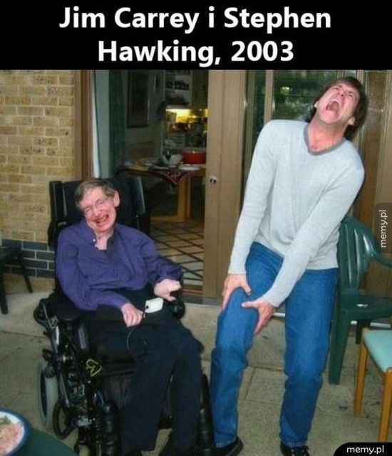 Jim Carry i Stephen Hawking