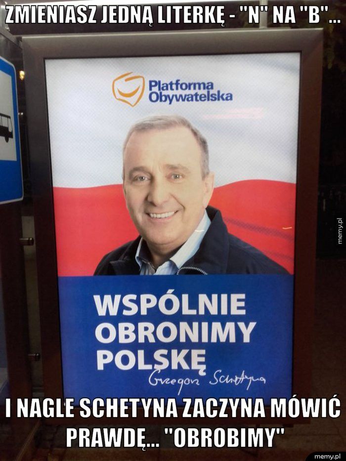 Zmieniasz jedną literkę - 