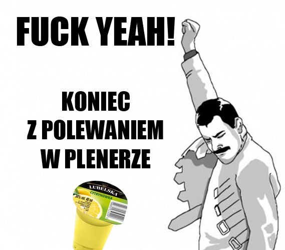 Koniec z polewaniem w plenerze