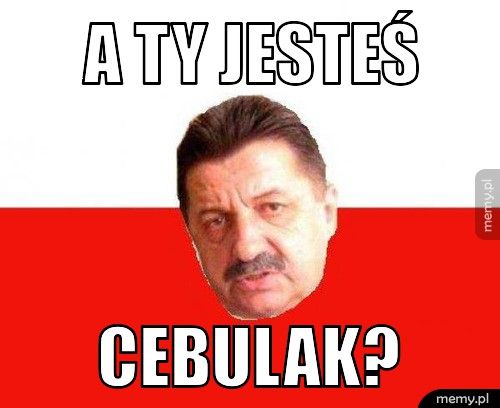 a ty jesteś cebulak?