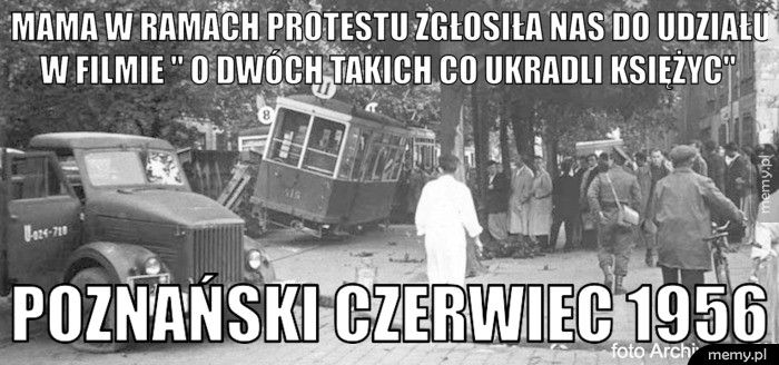  Mama w ramach protestu zgłosiła nas do udziału w filmie 