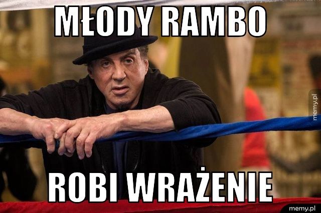 Młody Rambo Robi wrażenie
