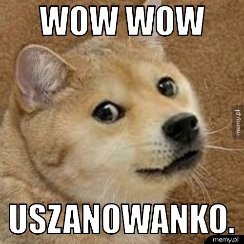 WOW WOW USZANOWANKO.