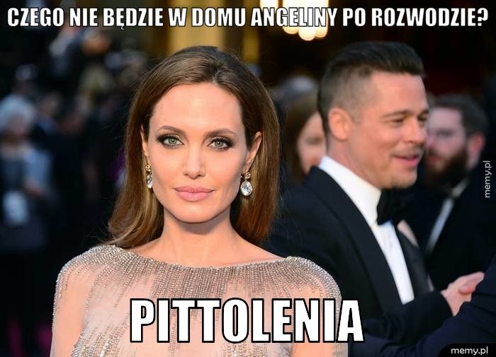Czego nie będzie w domu Angeliny po rozwodzie? PittoleniA