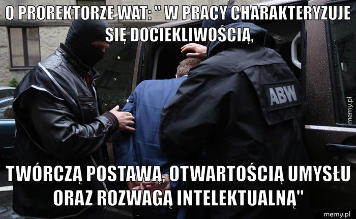 O prorektorze WAT: 