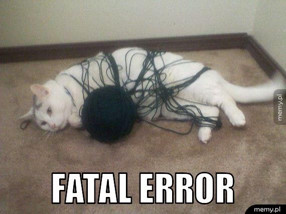     Fatal error