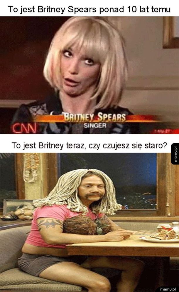 Britney Spears kiedyś i dziś