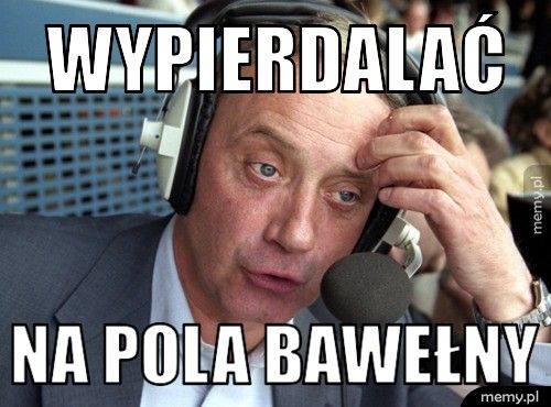 wypierdalać na pola bawełny