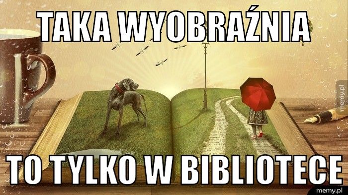 Taka wyobraźnia to tylko w bibliotece